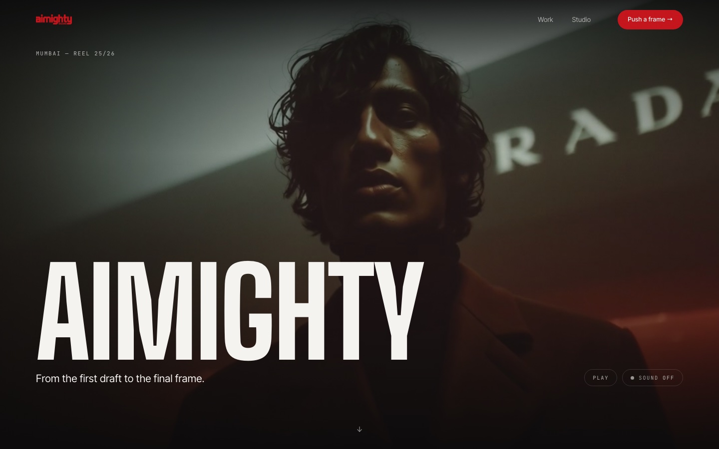 Snapshot of the aimighty website